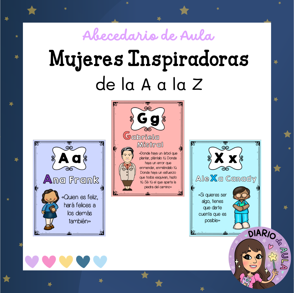 Abecedario de Aula - Mujeres Inspiradoras