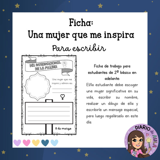 Ficha "Una mujer que admiro y me inspira"